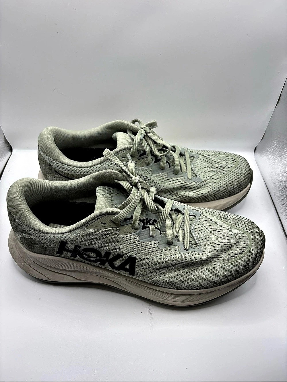 HOKA Rincon 4 Athletic Running Shoes Green US 9 - Picture 5 of 10